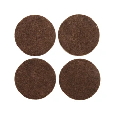 Підкладки повстяні Vorel 40 мм Brown (5906083748554)