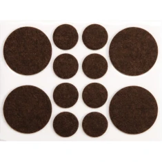 Накладки повстяні мікс Vorel 20 і 38 мм Brown (5906083748585)