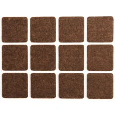 Накладки повстяні Vorel 28x28 мм Brown (5906083748639)