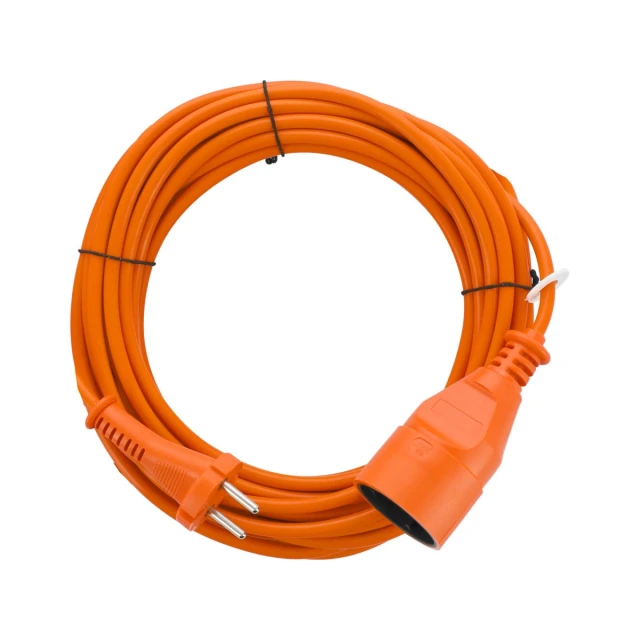 Подовжувач Vorel 10 м 2x1,5 мм² Orange (5906083826719)