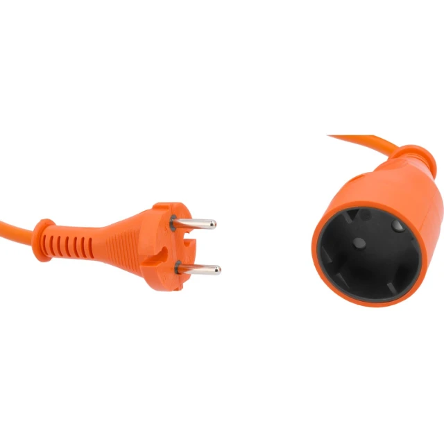 Подовжувач Vorel 20 м 2x1,5 мм² Orange (5906083826733)