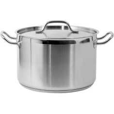 Каструля середня з кришкою з нержавіючої сталі Yato 28x18 см 11,1 л (5906083860164)