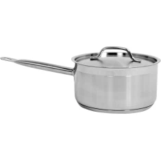 Каструля з кришкою з нержавіючої сталі Yato 20x10,5 см 3,3 л (5906083860386)
