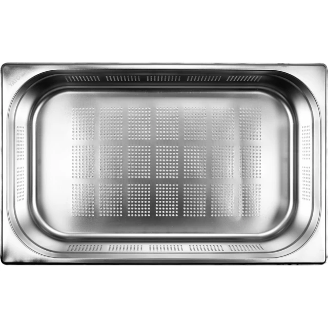Контейнер перфорированный из нержавеющей стали Yato GN 1/1 100 мм (5906083861680)