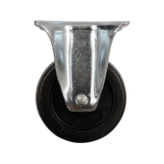 Колесо фиксированное с черной резиной Vorel 50 мм (5906083873928)