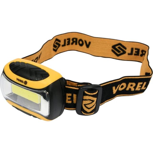 Ліхтар налобний Vorel COB LED 3W (5906083886768)