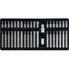 Набір біт Yato HEX, TORX, SPLINE 40 шт (5906083904004)