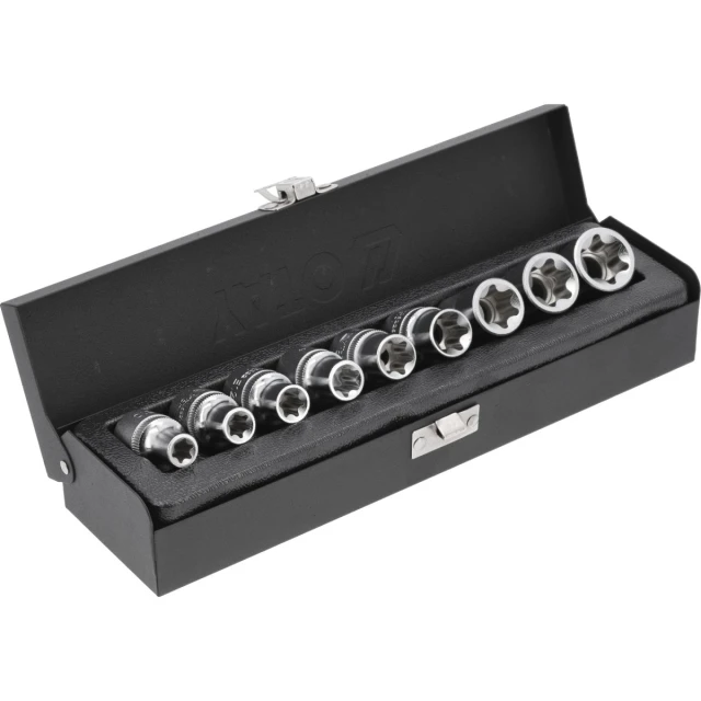 Набор головок Yato Torx большие E10-E24 9 шт (5906083905216)