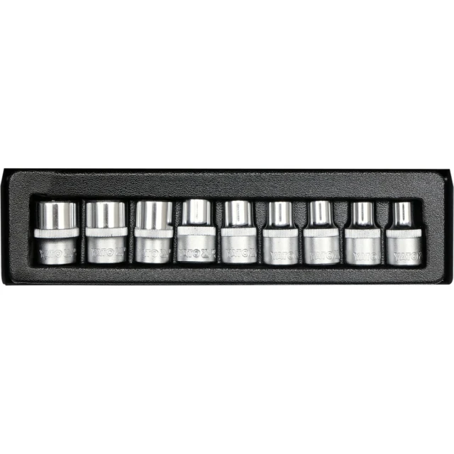 Набор головок Yato Torx большие E10-E24 9 шт (5906083905216)