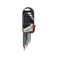 Набір ключів шестигранних з покриттям Yato HEX 10 шт (5906083905612)