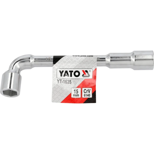 Ключ насадний Г-подібний Yato 15 мм (5906083916359)
