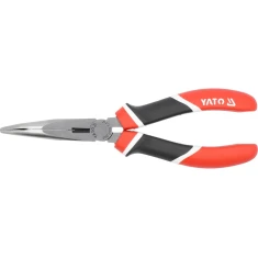 Кліщі подовжені вигнуті Yato CRV 200 мм TriColor (5906083919466)