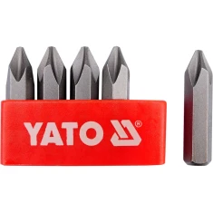Набір біт для ударних викруток Yato PH3 5 шт (5906083928116)