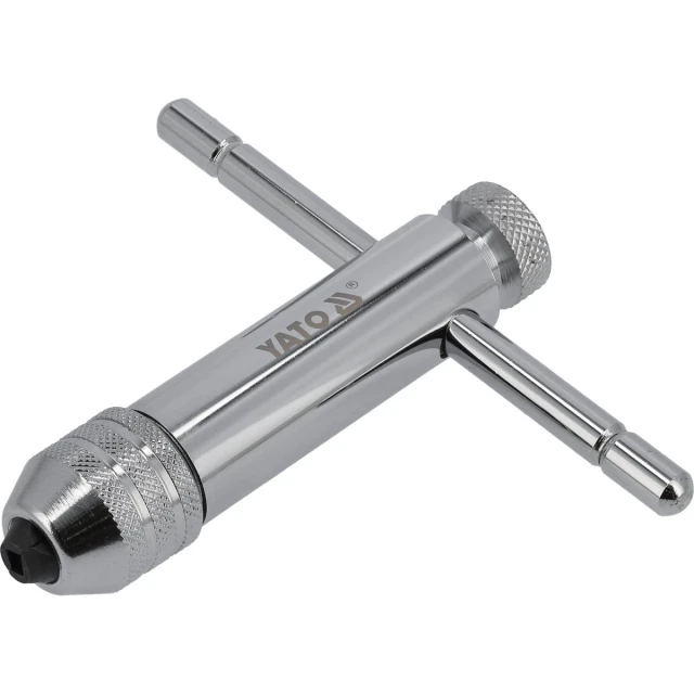 Тримач для мітчиків з тріскачкою Yato M5-M12 L=100 мм (5906083929908)