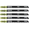 Полотно для лобзика тип Yato T 6 TPI для деревини 5 шт (5906083934032)