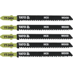Полотно для лобзика тип Yato T 10 TPI для деревини 5 шт (5906083934049)