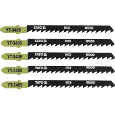 Полотно для лобзика тип Yato T 6 TPI для деревини 5 шт (5906083934056)