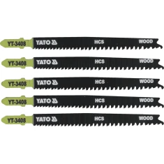 Полотно для лобзика тип Yato T 13-8 TPI для деревини 5 шт (5906083934087)
