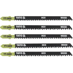 Полотно для лобзика тип Yato T 8 TPI для деревини 5 шт (5906083934094)
