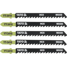 Полотно для лобзика тип Yato T 6 TPI для деревини 5 шт (5906083934100)