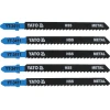 Полотно для лобзика тип Yato T 8 TPI для металу 5 шт (5906083934117)