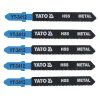 Полотно для лобзика тип Yato T 21 TPI для металу 5 шт (5906083934124)