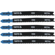 Полотно для лобзика тип Yato T 24-10 TPI для металу 5 шт (5906083934155)