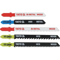 Полотно для лобзика тип Yato T мікс для дерева та металу 5 шт (5906083934452)