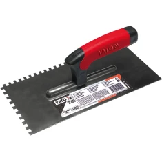 Гладилка Yato 130x270 мм нержавіюча зубчаста 8x8 (5906083952036)