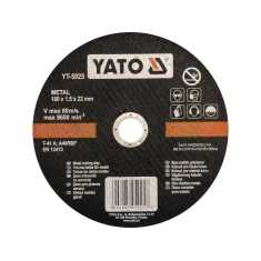 Диск для різання металу Yato 180x1,5x22 мм (5906083959257)