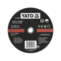 Диск для різання каменю Yato 230x3,2x22 мм (5906083959356)