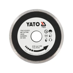 Диск алмазний суцільний сегмент Yato 115 мм (5906083960123)