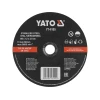 Диск відрізний по нержавіючій сталі Yato 180x1,5x22 мм (5906083961052)