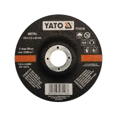 Диск для різання металу випуклий Yato 125x2,5x22 мм (5906083961168)
