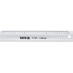 Лінійка алюмінієва Yato 300 мм (5906083970702)