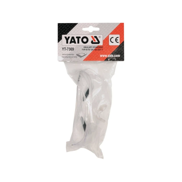 Очки защитные бесцветные тип Yato 91797 (5906083973697)