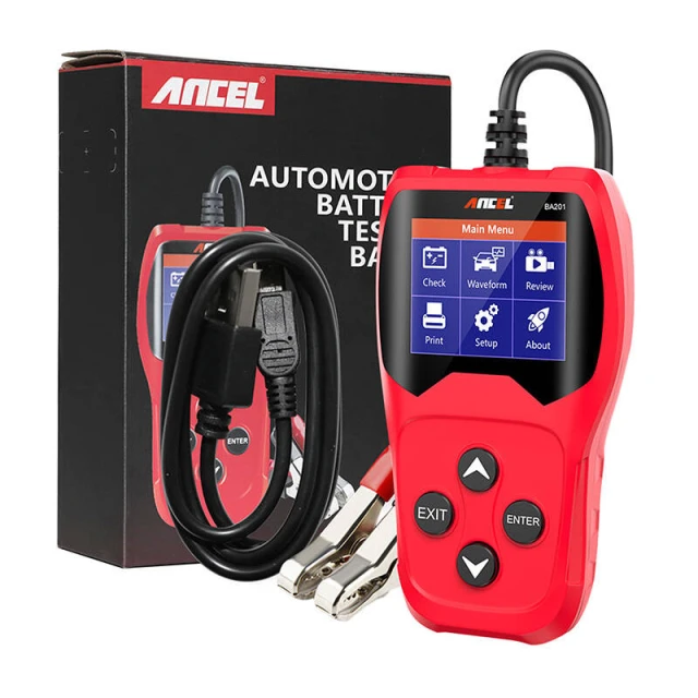 Тестер акумуляторів Ancel BA201 8-16V DC (5906168432972)