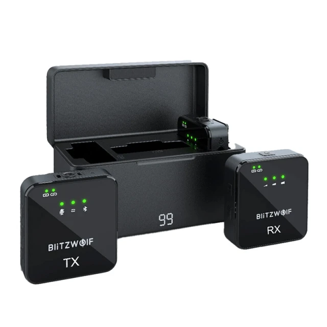 Мікрофон бездротовий BlitzWolf BW-SX63 1000mAh Black (5906168435430)