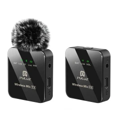 Бездротовий петличний мікрофон Puluz 1 TX + 1 RX (PU3153B)