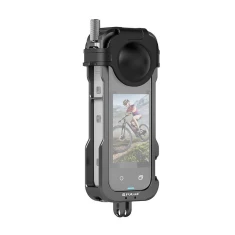 Металевий чохол Puluz з захистом об'єктива для Insta360 X4 (PU981B)