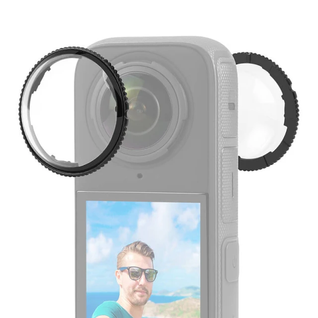 Защитное стекло для камеры Puluz для Insta360 X4 оптическое стекло (PU988T)