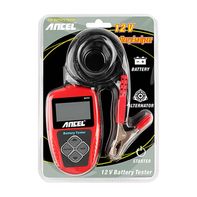 Тестер аккумулятора ANCEL BA101 8-30V DC (5906168439162)