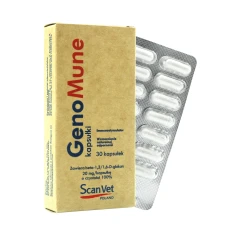 Кормова добавка для собак і котів Scanvet Genomune для імунітету 30 капсул (5906196669166)