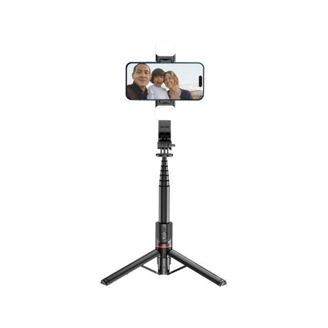 Універсальний штатив Tech-Protect L05S with LED Light Black (5906203690381)