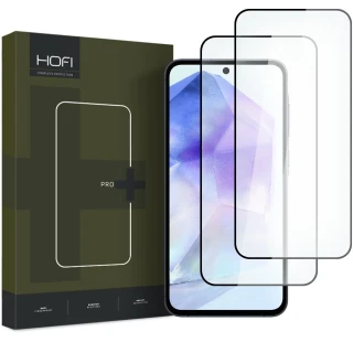 Захисне скло Hofi Glass Pro+ для Samsung Galaxy A35 5G (A356) | A55 5G (A556) (2 pack) Black (5906203691845)