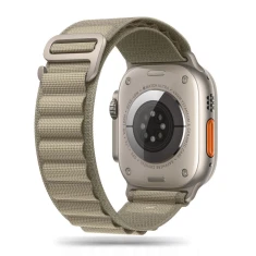 Ремінець Tech-Protect Nylon Pro для Apple Watch Ultra 3/2/1 49 mm | Series 11/10 46 mm | Series 9/8/7/6/5/4/SE 45 mm | 44 mm Titanium/Olive (590630230