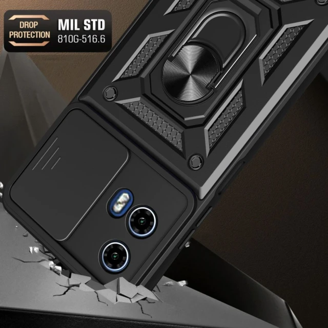 Чохол Tech-Protect Camshield Pro для Motorola Moto G24 | G24 Power | G04 Black (5906302307906)