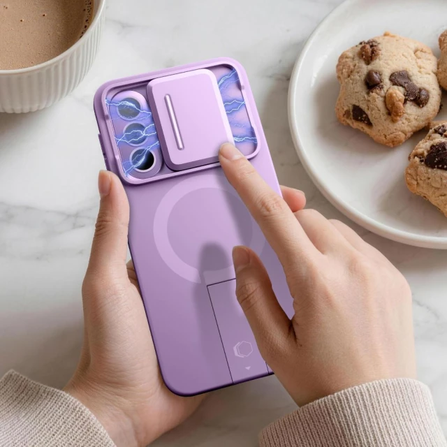 Чохол Tech-Protect Kevlar Aura для Samsung Galaxy A57 Violet with MagSafe (5906302309139)