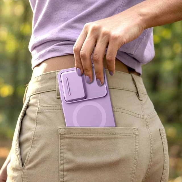 Чохол Tech-Protect Kevlar Aura для Samsung Galaxy A57 Violet with MagSafe (5906302309139)