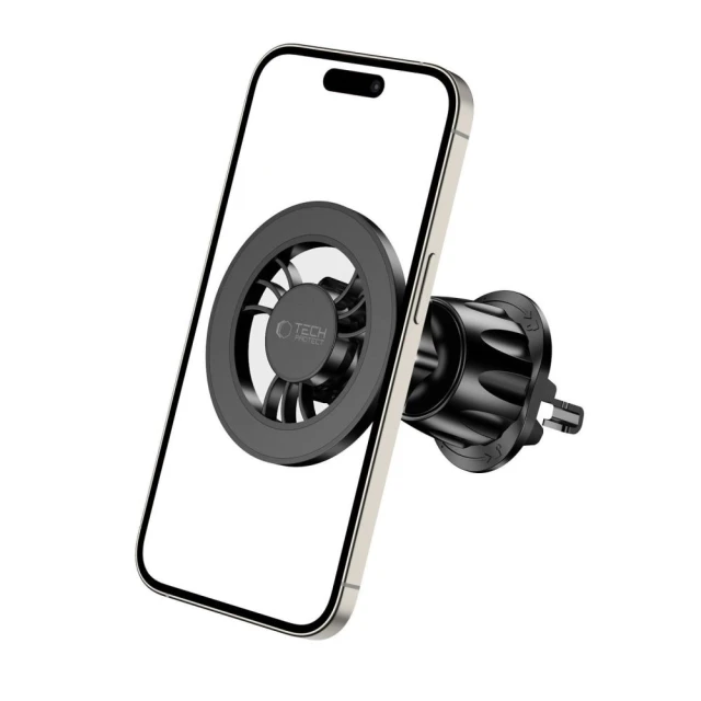 Автотримач Tech-Protect N56 Magnetic Vent Black with MagSafe (5906302309542)
